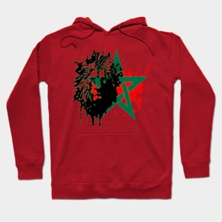 AtlasLion Proud Morocco Flag Gift Moroccan Lovers For Men's Women's Hoodie